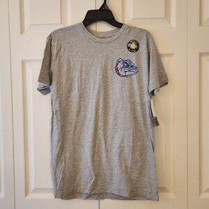 Gonzaga Bulldogs 1887 T-Shirt Size S Gray 100% Cotton Vintage Soft NWT